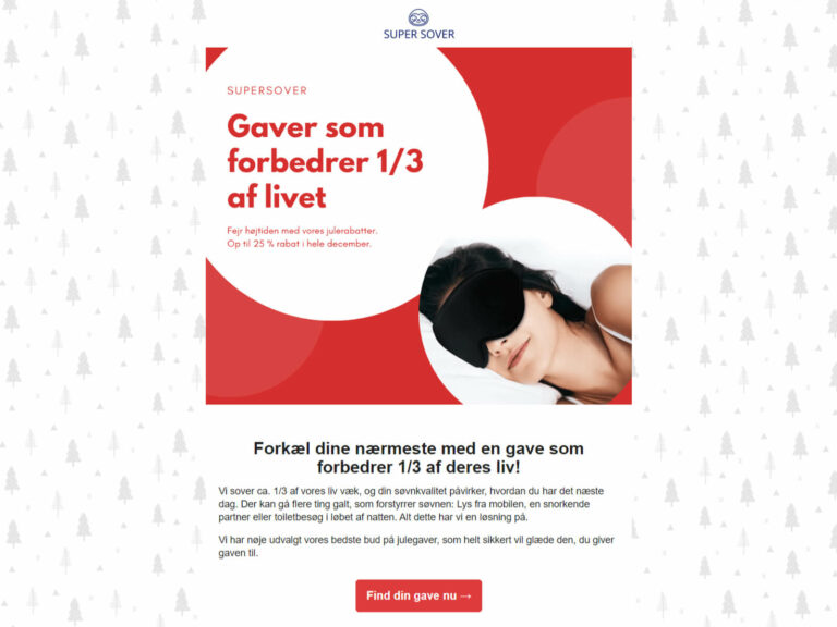 Super sover – Nyhedsbreve